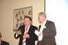 Markus Käser und Herbert Patig in der Diskussion
